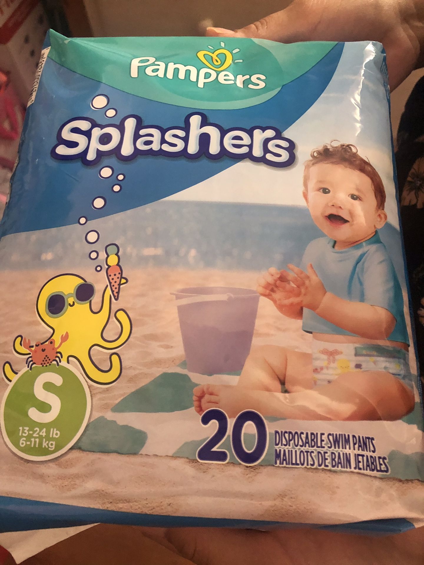 Pampers splashers