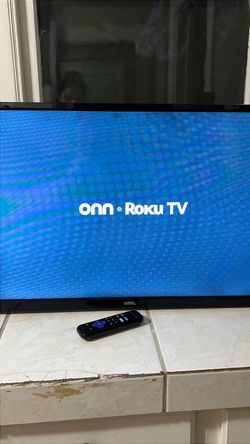 32” onn. Roku smart TV + Original Remote— $55