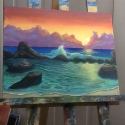 Acrylic Landscape Painting