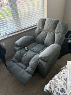 Gray Electric Massage Recliner Chair – Power Reclining sillon reclinable electrico