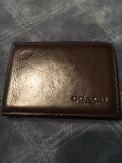 Coach wallet.
