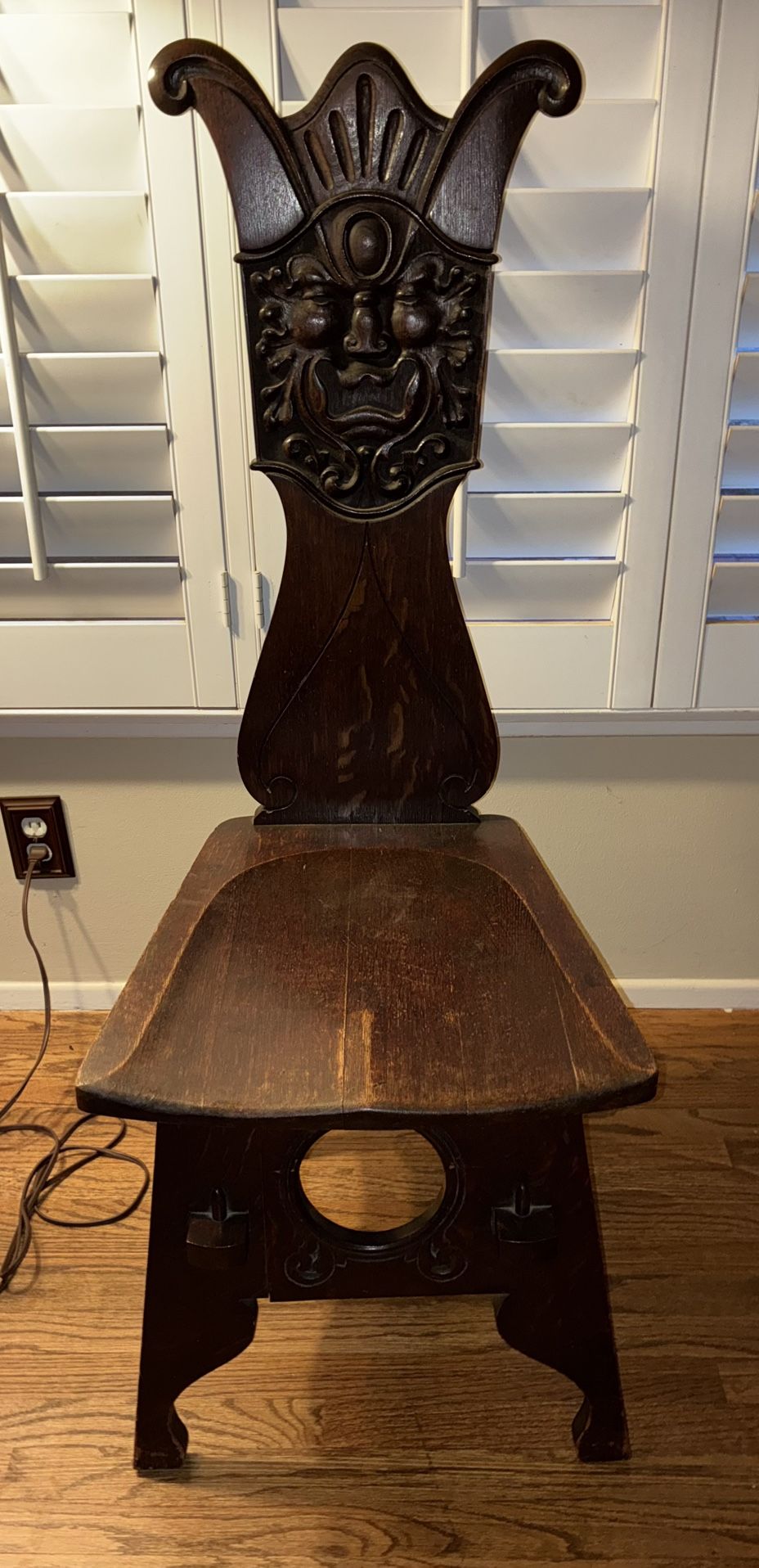 Antique Stomps-Burkhardt Gothic Jester Chair