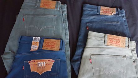 4 Levi's original 501 jeans