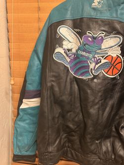 Charlotte Hornets Leather jacket
