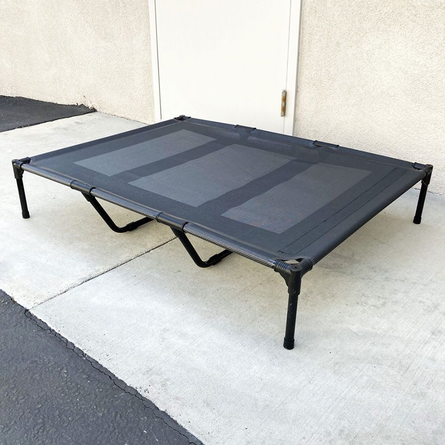 (NEW) $35 Elevated Pet Bed X-Large 48”x36”x9” Raised Dog Bed Cot Cooling Breathable