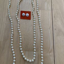 Necklace & Earrings Pierced 