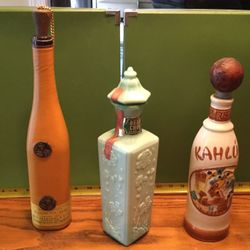 vintage bottle collection