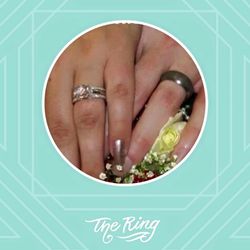 Size 7 Morganite & Diamond Bridal Ring