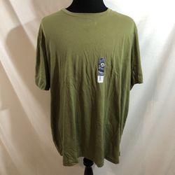 George Olive Green T Shirt - Men’s 3XL, NWT, Chest 29”, Length 32”