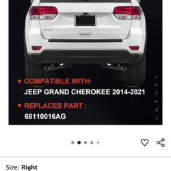 Brand: Lathsy
3.8
3.8 out of 5 stars
(8)
Tail Light Compatible With Jeep Grand Cherokee 2014-2021 Outer Right Passenger Side Replacement for 6A