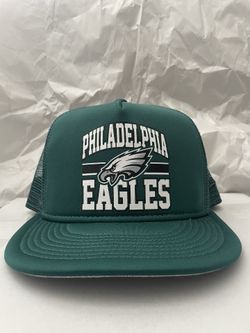 Men’s Philadelphia Eagles New Era Midnight Green A-Frame 9Fifty Snapback Trucker Hat