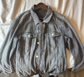 BlankNYC Denim Jacket with Detachable Hood - Men's S