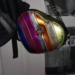 Kurt Geiger Multicolor Heart Crossbody Bag