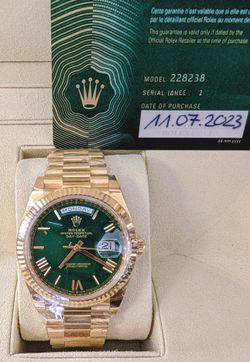 Rolex Day-Date 40 Ref. 228238 Year: 2023