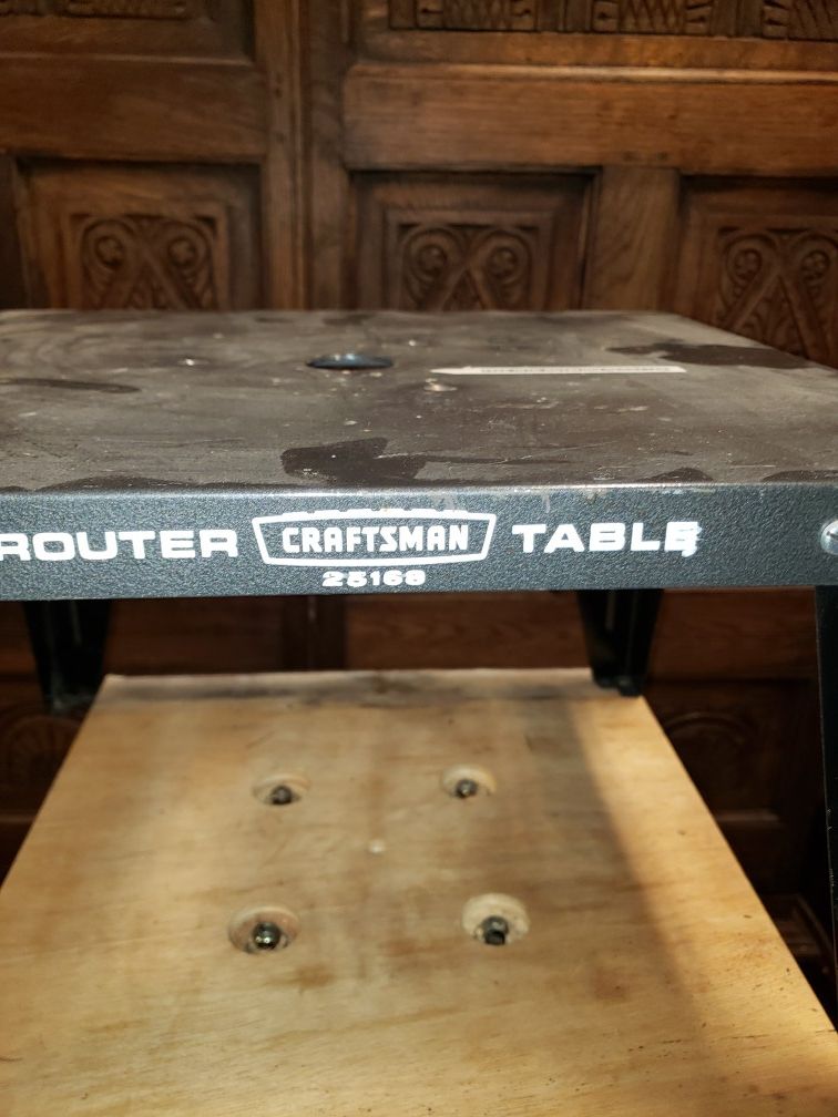 Craftsman router table 25168 for Sale in Olympia, WA OfferUp