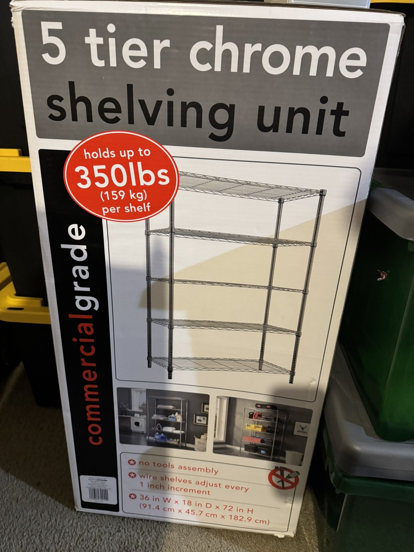 5 Tier Shelving Unit