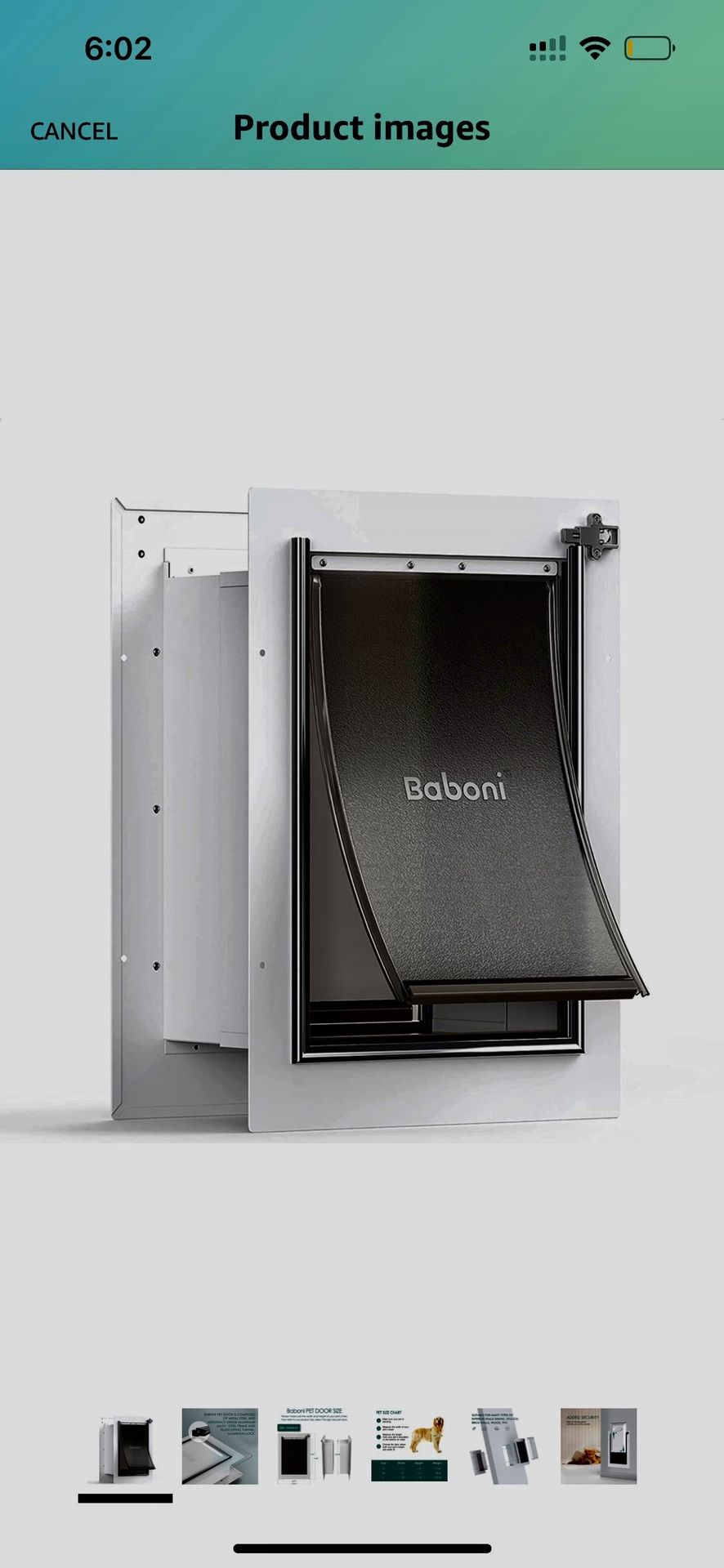 Steel Dogie Door 