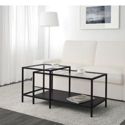 Glass Coffee Table -Black