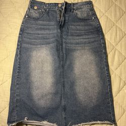 Denim Skirt Allegra K -size S