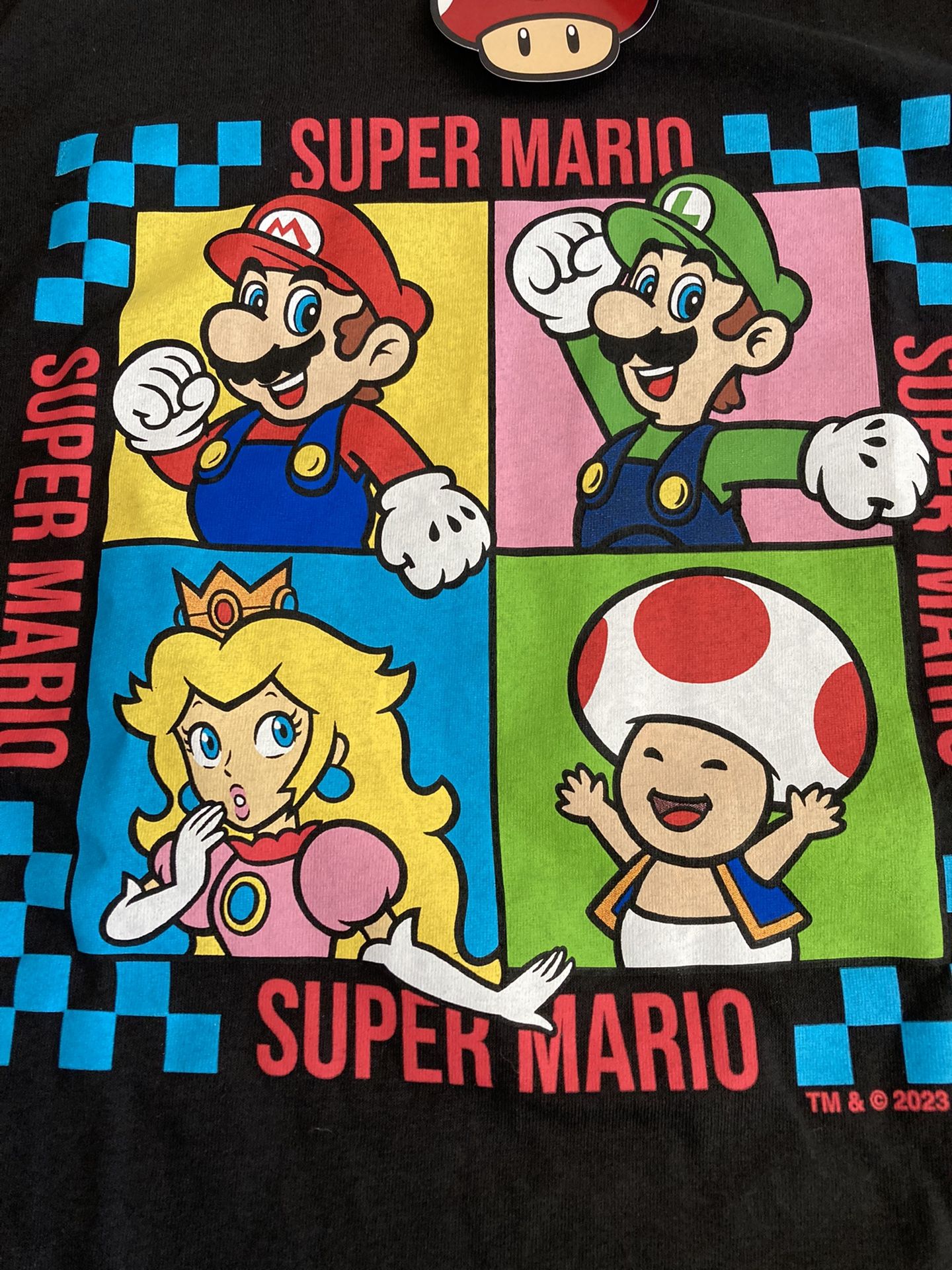 Super Mario Large T Shirt