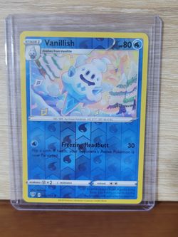 Vanillish  - Reverse Holographic  - Pokémon TCG Card  - Mint