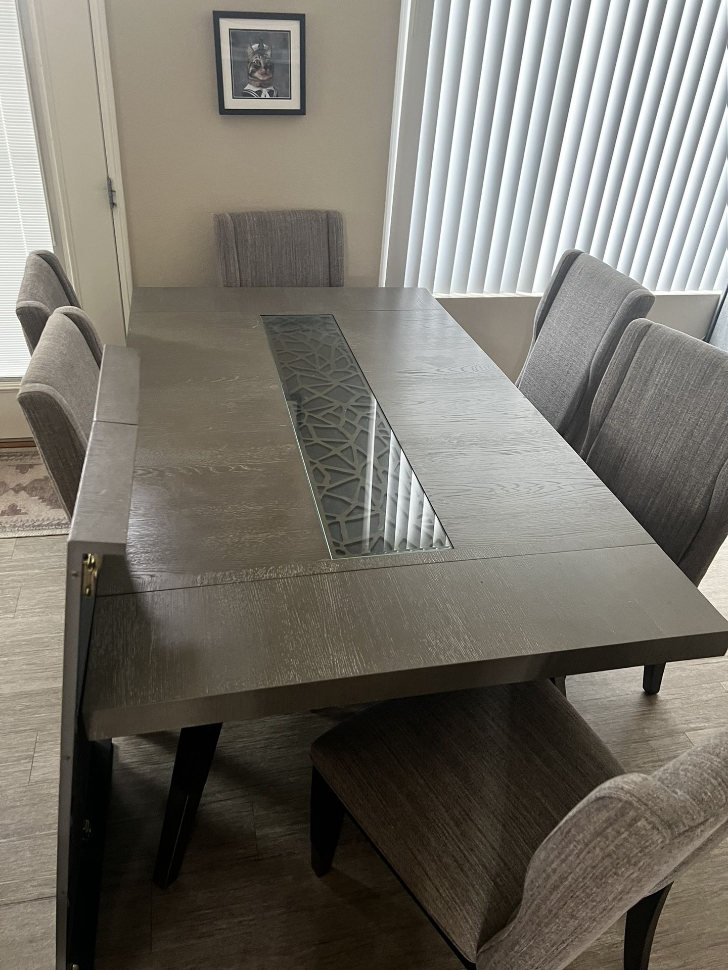 Dining Table With Extension And 6 Chairs