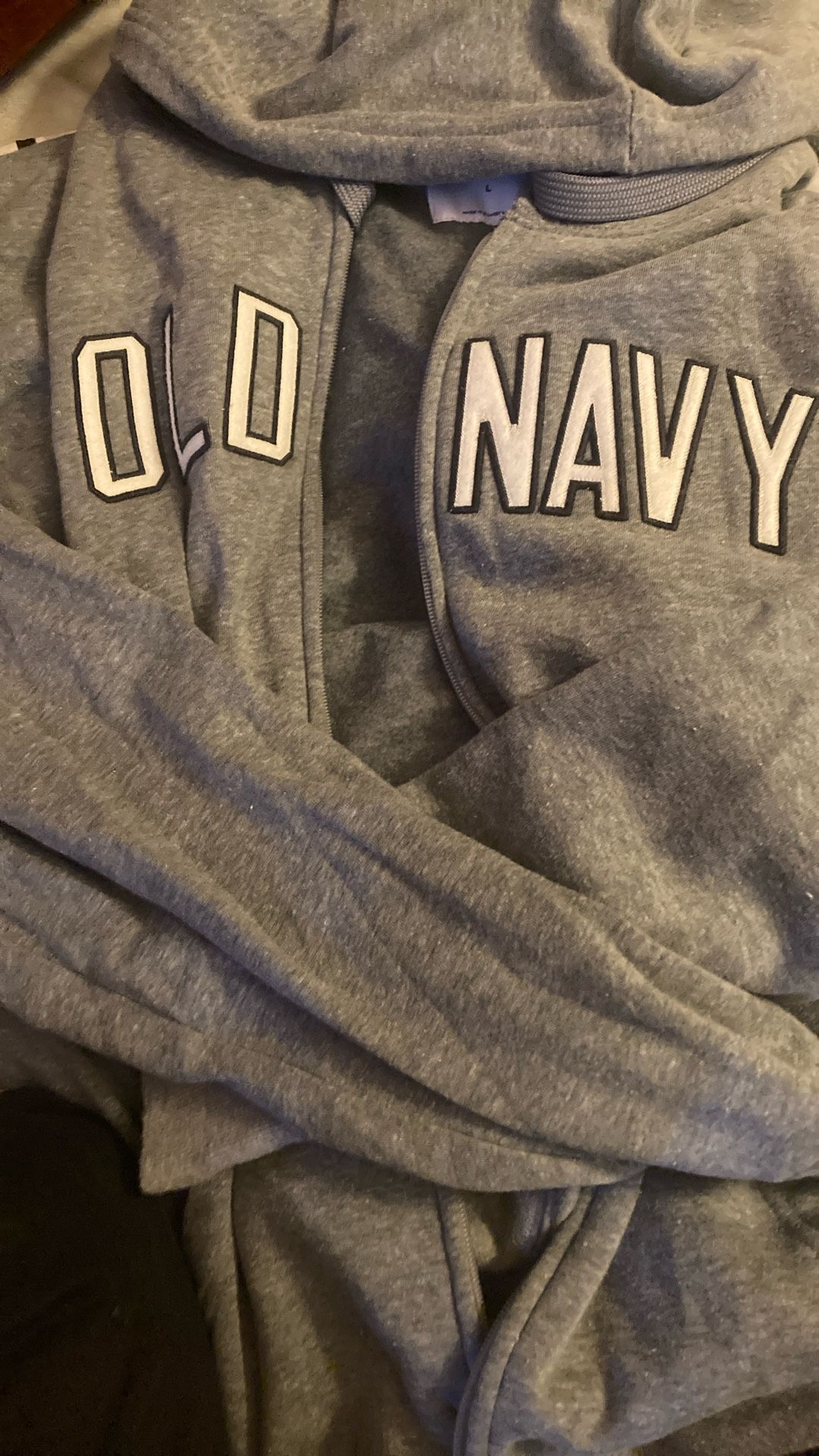 Old navy grey zip up