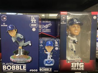 Los Angeles Dodgers Yashinobu Yamamoto Foco Bobbleheads 