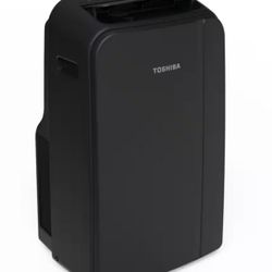 Toshiba RAC-PD1414CWRU 13500 BTU Portable Air Conditioner, Cools 450 sqft. with Dehumidifier and Remote, Black