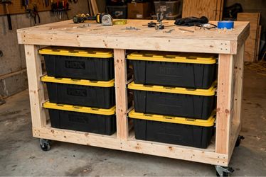 Rolling workbench 6 tote starting at $350