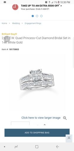 1.5 carrot princess cut diamond ring