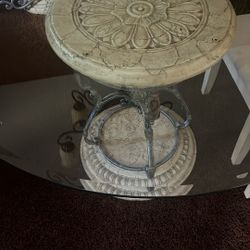 Dinner Table With 4 Chairs And A Matching Unique Bar.