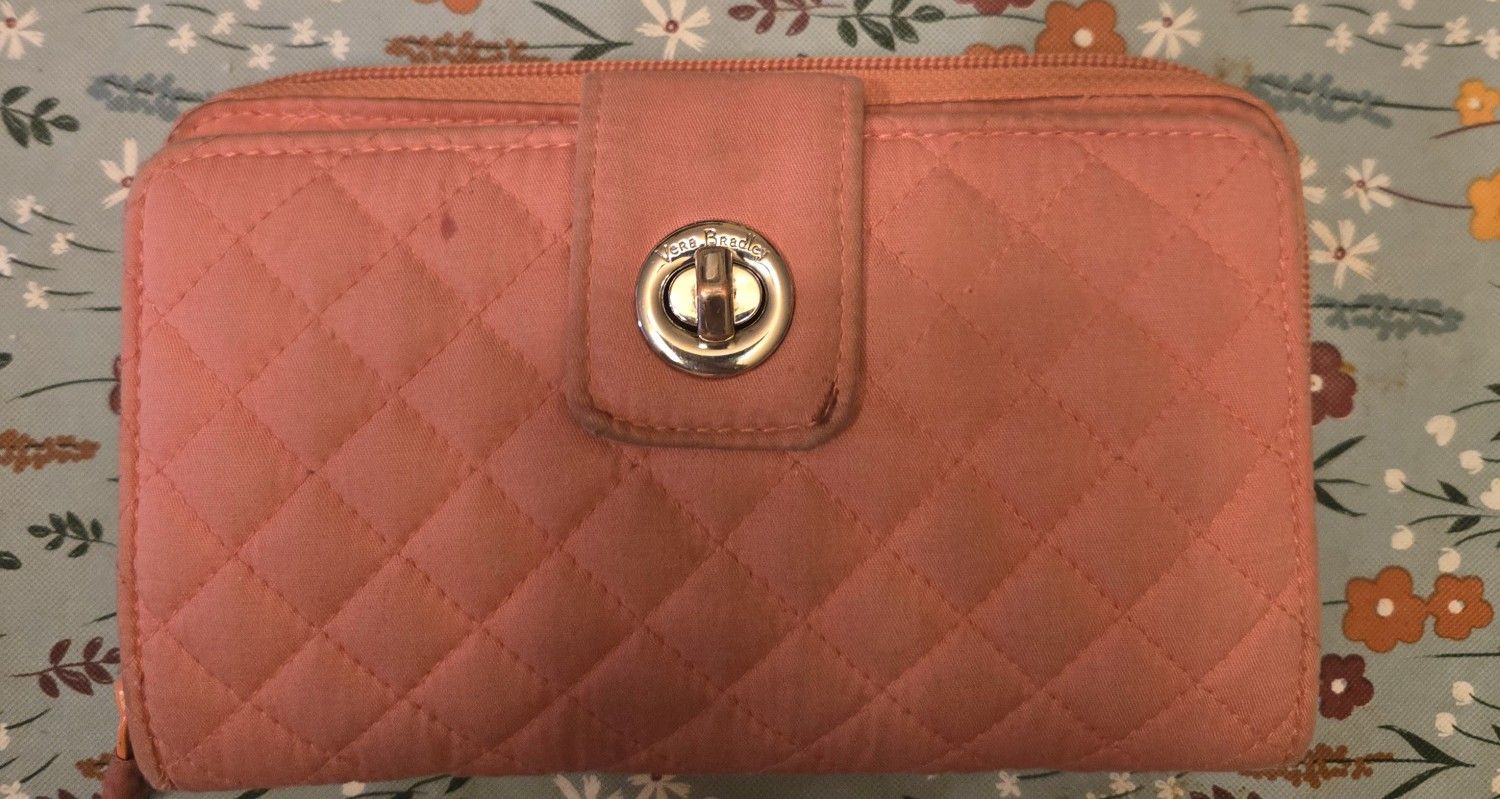 Vera Bradley Peach Wallet