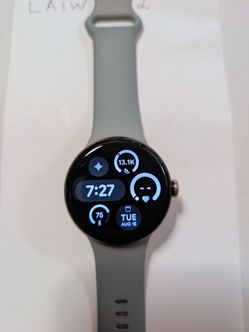 Pixel Watch 3 wifi - Good Condition (Always Cased) + New Large Silver Band