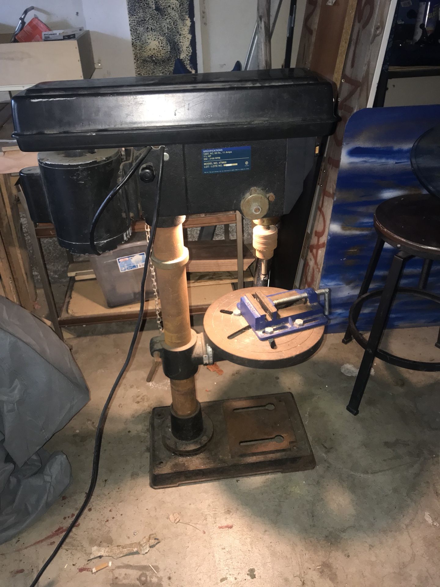 Westward drill press 4tm68