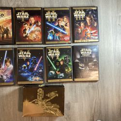 Star Wars ENTIRE DVD CD SERIES (Trilogy IV V, VI,) + i, ii, iii, & SOLO