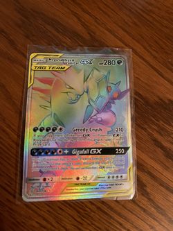 Pokémon - Ultra Shiny Rare Tag Team MegaSableye & Tyranitar Full Art GX