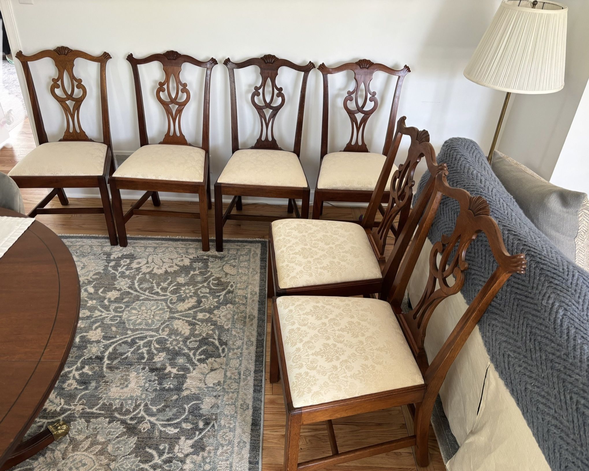 6 Stickley Dining Chairs & Free Antique Child’s Rocker