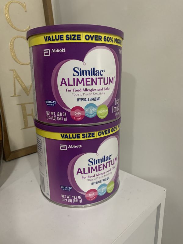 Similac Alimentum baby formula 19.8 oz cans for Sale in