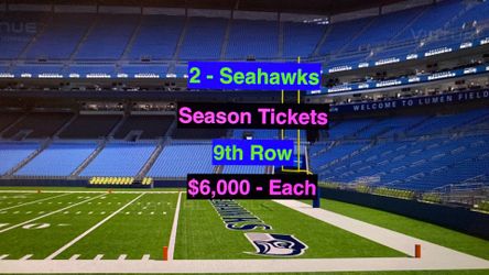 Seahawks Season Tickets Bears Cowboys Patriots Chiefs