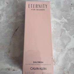 Eternity Eau Fresh for Women 3.3 oz Eau de Spray New & Sealed Great Gift 