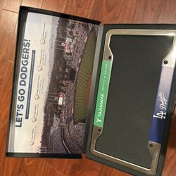 Dodgers License Plate