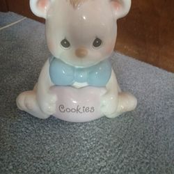 Precious Moments Bear Cookie Jar