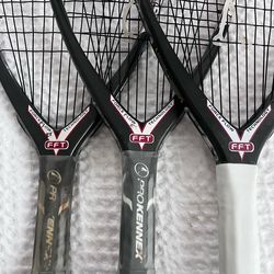 Pro Kennex Racquetball Racquets (total of 3') Kinetic 165g Super Small Grips