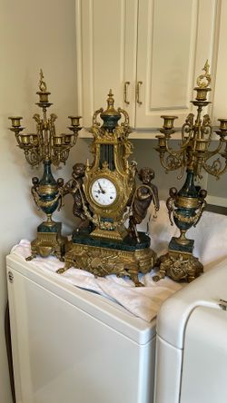 Clock And Candelabras