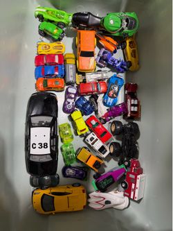 Large Hot Wheels & Toy Vehicle Lot – Speed Racer Mach 5, Joker Car, Lambo + More!