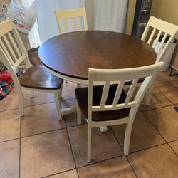 Wooden Kitchen Table Set