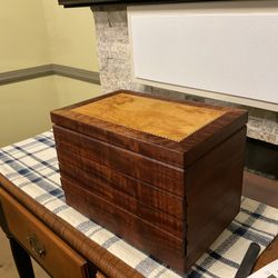 Handmade Wood Jewelry Chest