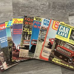 1960’s Desert, Wheeler And CarLife magazines 