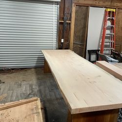 Awesome Huge Live Edge Dining Table Custom Made